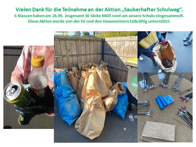 Sauberhafter Schulweg
