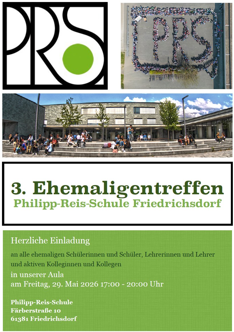 Werbebanner Ehemaligentreffen 2025 29.5.2025 um 17:00 in der Aula