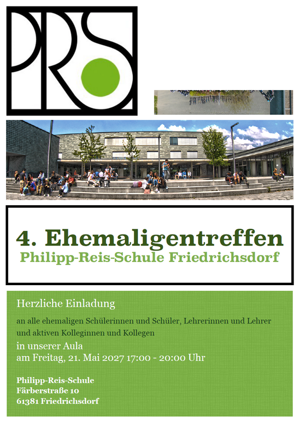 Werbebanner Ehemaligentreffen 2027 21.5.2027 um 17:00 in der Aula